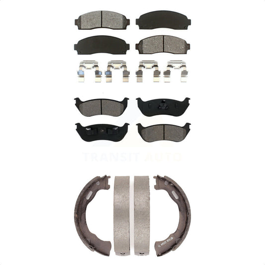 [Avant + Arrière] Kit de plaquette (semi-métallique) de frein pour Ford Explorer Mercury Mountaineer KSN-100557