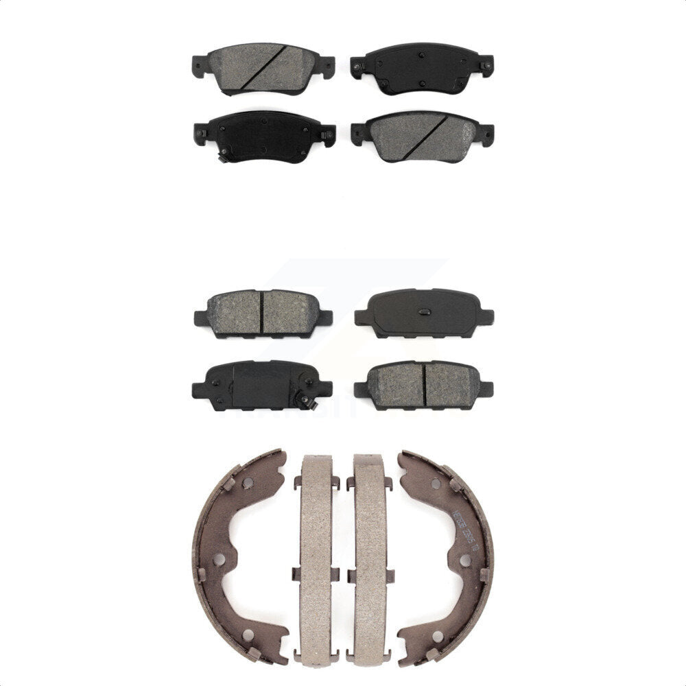 [Avant + Arrière] Kit de plaquette (semi-métallique) de frein pour INFINITI G37 G35 Q60 KSN-100560