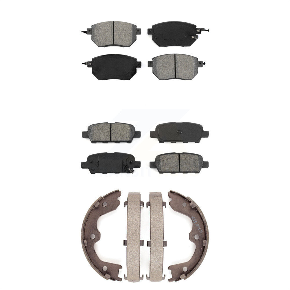 [Avant + Arrière] Kit de plaquette (semi-métallique) de frein pour Nissan Altima Maxima Infiniti FX35 FX45 INFINITI KSN-100561