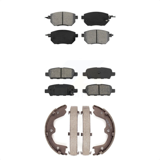 [Avant + Arrière] Kit de plaquette (semi-métallique) de frein pour Nissan Altima Maxima Infiniti FX35 FX45 INFINITI KSN-100561