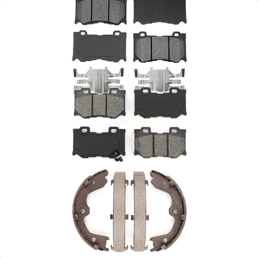 [Avant + Arrière] Kit de plaquette (semi-métallique) de frein pour INFINITI G37 Nissan 370Z Q60 Z KSN-100562