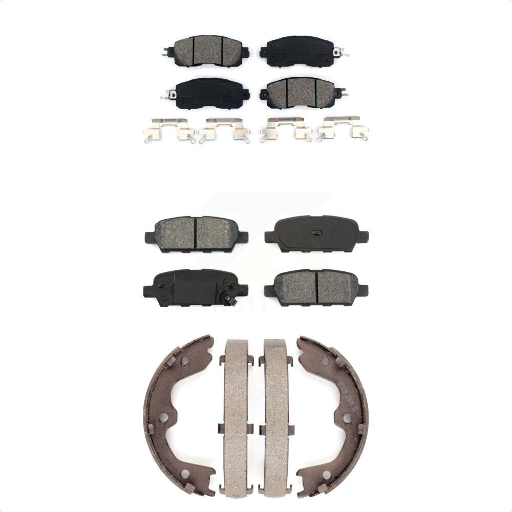 [Avant + Arrière] Kit de plaquette (semi-métallique) de frein pour Nissan Altima KSN-100563