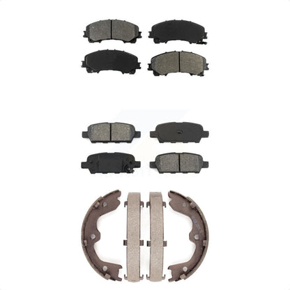 [Avant + Arrière] Kit de plaquette (semi-métallique) de frein pour 2016-2017 INFINITI QX50 KSN-100566