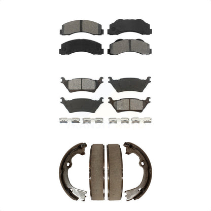 [Avant + Arrière] Kit de plaquette (semi-métallique) de frein pour Ford F-150 KSN-100569
