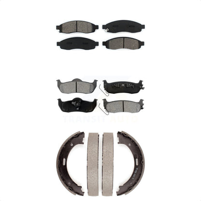 [Avant + Arrière] Kit de plaquette (semi-métallique) de frein pour Nissan Titan Armada Infiniti QX56 INFINITI TITAN KSN-100572