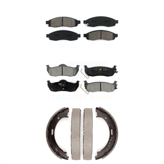 [Avant + Arrière] Kit de plaquette (semi-métallique) de frein pour Nissan Titan Armada Infiniti QX56 INFINITI TITAN KSN-100572