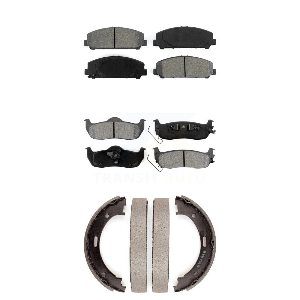[Avant + Arrière] Kit de plaquette (semi-métallique) de frein pour Nissan Titan Armada TITAN KSN-100573