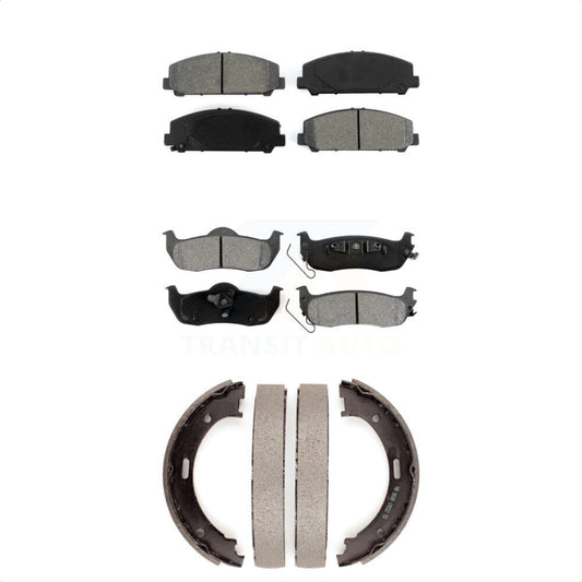 [Avant + Arrière] Kit de plaquette (semi-métallique) de frein pour Nissan Titan Armada TITAN KSN-100573
