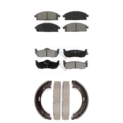 [Avant + Arrière] Kit de plaquette (semi-métallique) de frein pour 2004 Nissan Pathfinder KSN-100574