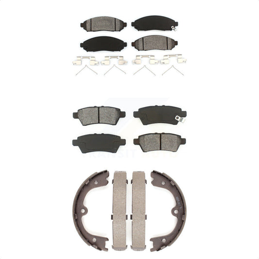 [Avant + Arrière] Kit de plaquette (semi-métallique) de frein pour Nissan Pathfinder Xterra KSN-100575