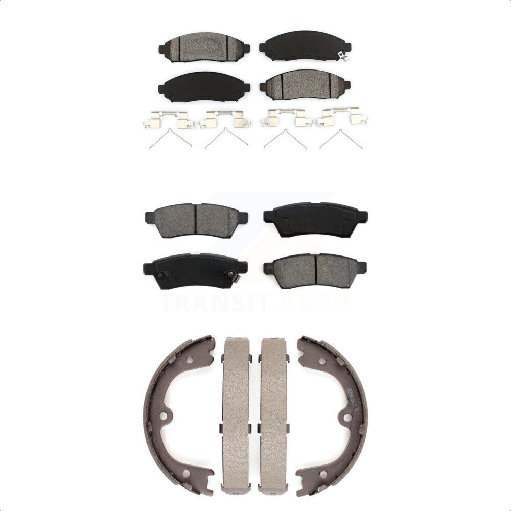 [Avant + Arrière] Kit de plaquette (semi-métallique) de frein pour Nissan Frontier Xterra KSN-100576