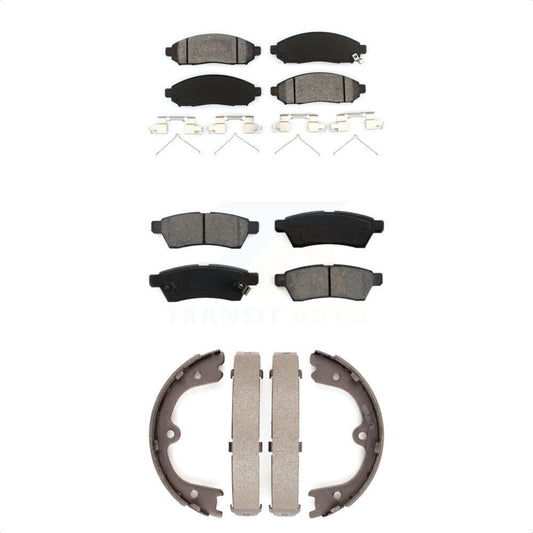 [Avant + Arrière] Kit de plaquette (semi-métallique) de frein pour Nissan Frontier Xterra KSN-100576