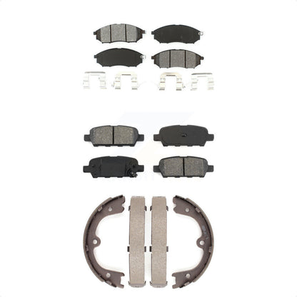 [Avant + Arrière] Kit de plaquette (semi-métallique) de frein pour Nissan Murano INFINITI FX35 M37 QX70 FX37 Q70 Q70L M56 M35h KSN-100577