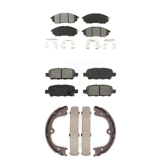 [Avant + Arrière] Kit de plaquette (semi-métallique) de frein pour Nissan Murano INFINITI FX35 M37 QX70 FX37 Q70 Q70L M56 M35h KSN-100577
