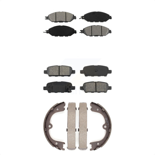 [Avant + Arrière] Kit de plaquette (semi-métallique) de frein pour Nissan Pathfinder Infiniti JX35 QX60 INFINITI KSN-100580