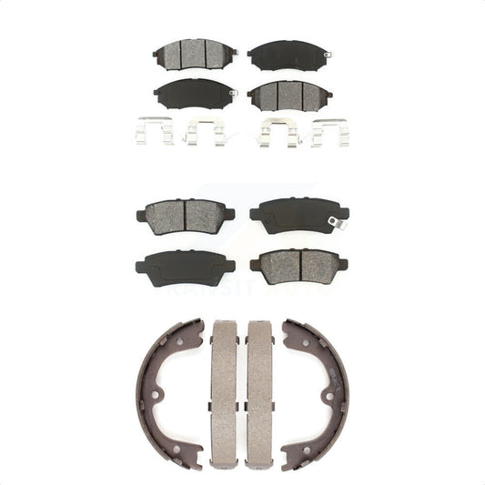 [Avant + Arrière] Kit de plaquette (semi-métallique) de frein pour 2008-2012 Nissan Pathfinder 5.6L KSN-100582