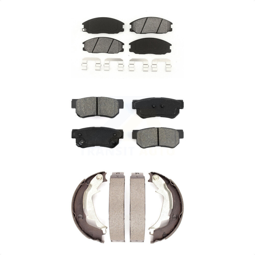 [Avant + Arrière] Kit de plaquette (semi-métallique) de frein pour Hyundai XG350 XG300 KSN-100585