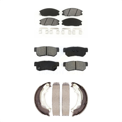 [Avant + Arrière] Kit de plaquette (semi-métallique) de frein pour Hyundai XG350 XG300 KSN-100585