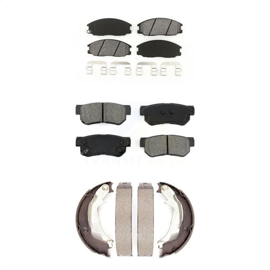 [Avant + Arrière] Kit de plaquette (semi-métallique) de frein pour Hyundai XG350 XG300 KSN-100585