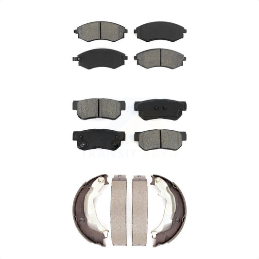 [Avant + Arrière] Kit de plaquette (semi-métallique) de frein pour Hyundai Sonata Kia Optima KSN-100586
