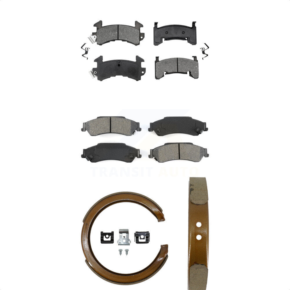 [Avant + Arrière] Kit de plaquette (semi-métallique) de frein pour Chevrolet S10 GMC Sonoma KSN-100596