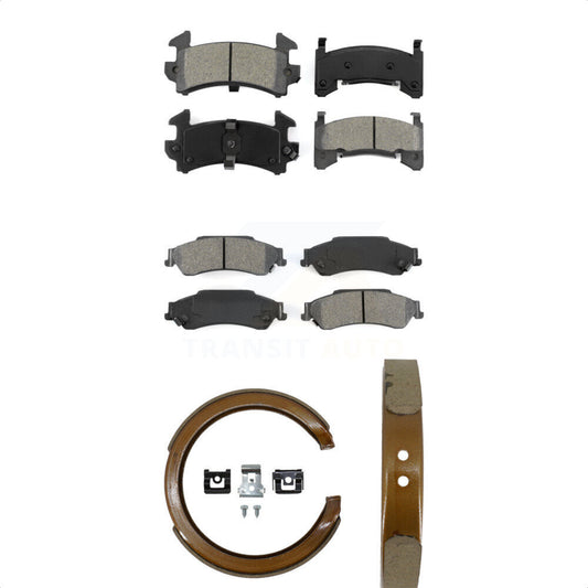 [Avant + Arrière] Kit de plaquette (semi-métallique) de frein pour 2003 Chevrolet S10 GMC Sonoma KSN-100597
