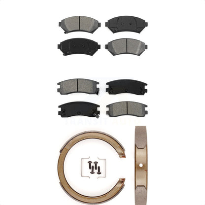 [Avant + Arrière] Kit de plaquette (semi-métallique) de frein pour Chevrolet Impala Buick Pontiac Grand Prix Monte Carlo Century Regal Venture Oldsmobile Intrigue Montana Trans Sport KSN-100600