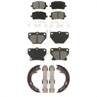 [Avant + Arrière] Kit de plaquette (semi-métallique) de frein pour Toyota Corolla Matrix Pontiac Vibe KSN-100601