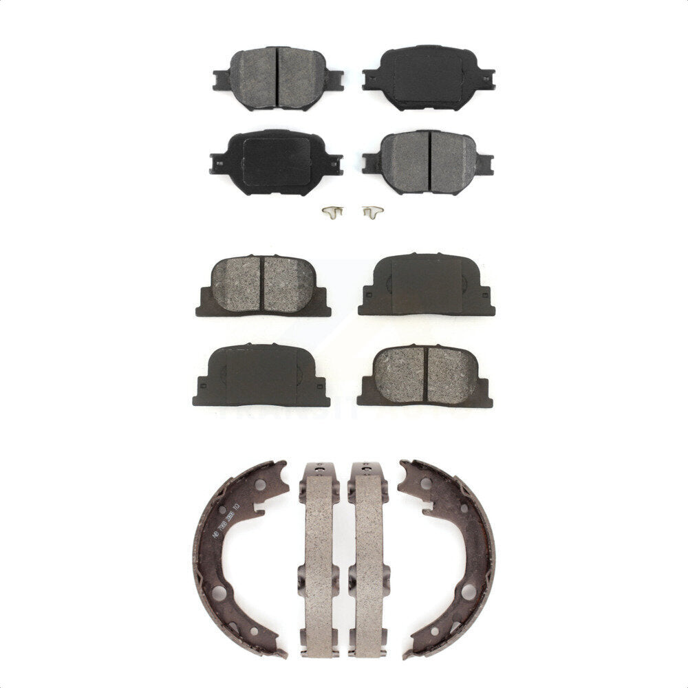 [Avant + Arrière] Kit de plaquette (semi-métallique) de frein pour 2005-2010 Scion tC KSN-100602
