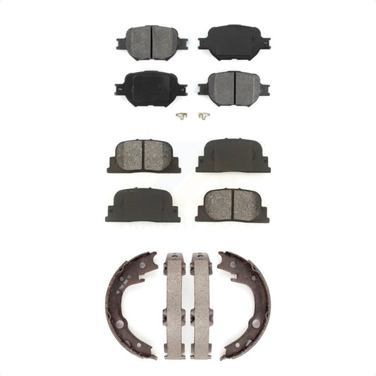 [Avant + Arrière] Kit de plaquette (semi-métallique) de frein pour 2005-2010 Scion tC KSN-100602
