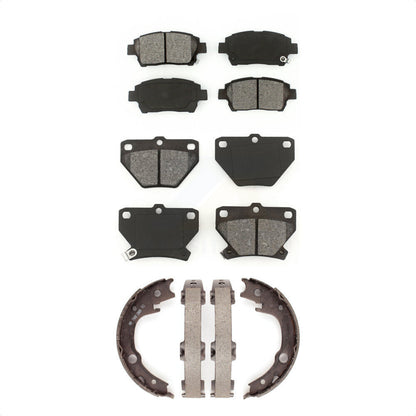 [Avant + Arrière] Kit de plaquette (semi-métallique) de frein pour 2000 Toyota Celica GT KSN-100604