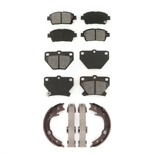 [Avant + Arrière] Kit de plaquette (semi-métallique) de frein pour 2000 Toyota Celica GT KSN-100604