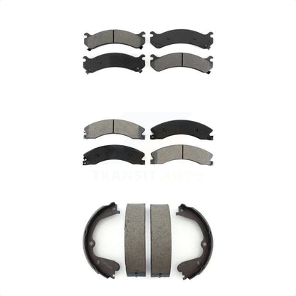 [Avant + Arrière] Kit de plaquette (semi-métallique) de frein pour Chevrolet Express 3500 GMC Savana 4500 KSN-100605