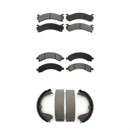 [Avant + Arrière] Kit de plaquette (semi-métallique) de frein pour 2008 Chevrolet Express 3500 GMC Savana avec Dual Wheels KSN-100609