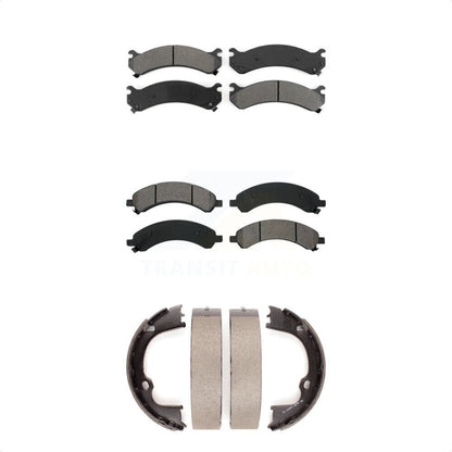 [Avant + Arrière] Kit de plaquette (semi-métallique) de frein pour 2008 GMC Savana 3500 Standard Passenger Van Cargo avec Dual Wheels KSN-100610