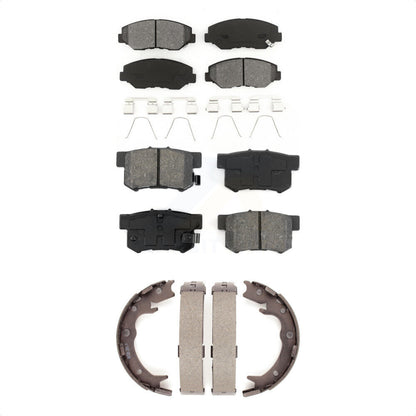 [Avant + Arrière] Kit de plaquette (semi-métallique) de frein pour Honda CR-V Element KSN-100612