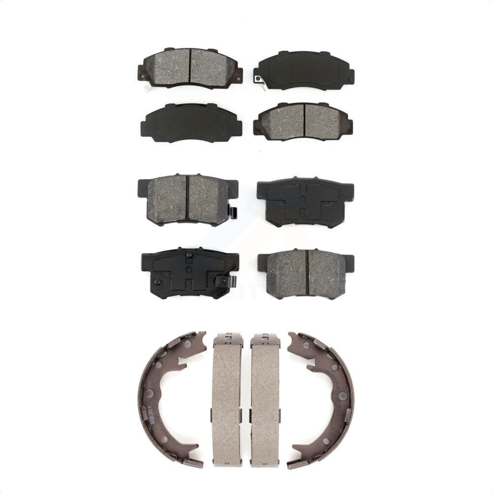 [Avant + Arrière] Kit de plaquette (semi-métallique) de frein pour 1996-1998 Acura RL KSN-100614