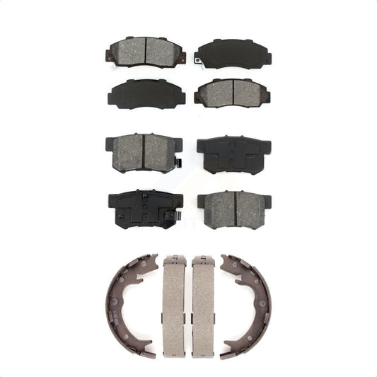 [Avant + Arrière] Kit de plaquette (semi-métallique) de frein pour 1996-1998 Acura RL KSN-100614
