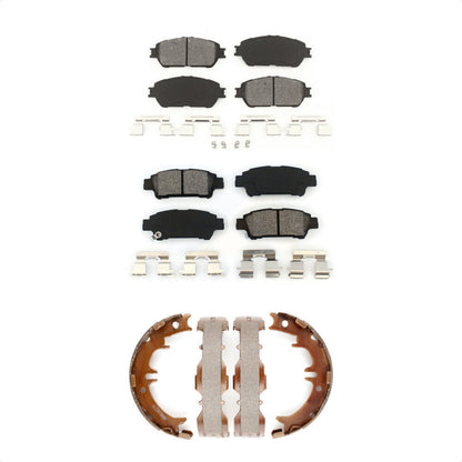 [Avant + Arrière] Kit de plaquette (semi-métallique) de frein pour 2004-2010 Toyota Sienna KSN-100616