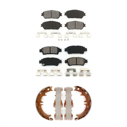 [Avant + Arrière] Kit de plaquette (semi-métallique) de frein pour 2004-2010 Toyota Sienna KSN-100616