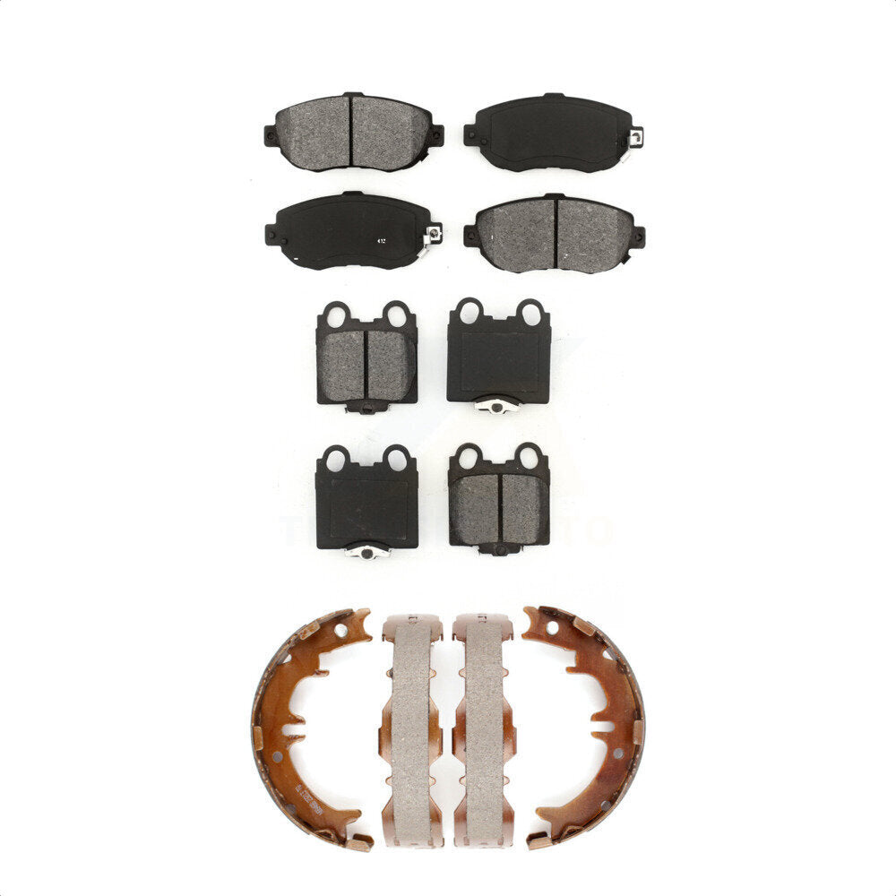 [Avant + Arrière] Kit de plaquette (semi-métallique) de frein pour Lexus GS300 SC430 IS300 GS400 GS430 KSN-100618