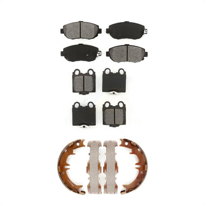 [Avant + Arrière] Kit de plaquette (semi-métallique) de frein pour Lexus GS300 SC430 IS300 GS400 GS430 KSN-100618