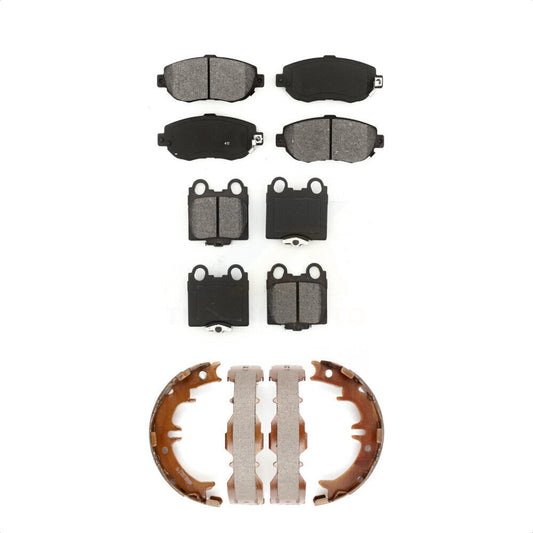 [Avant + Arrière] Kit de plaquette (semi-métallique) de frein pour Lexus GS300 SC430 IS300 GS400 GS430 KSN-100618