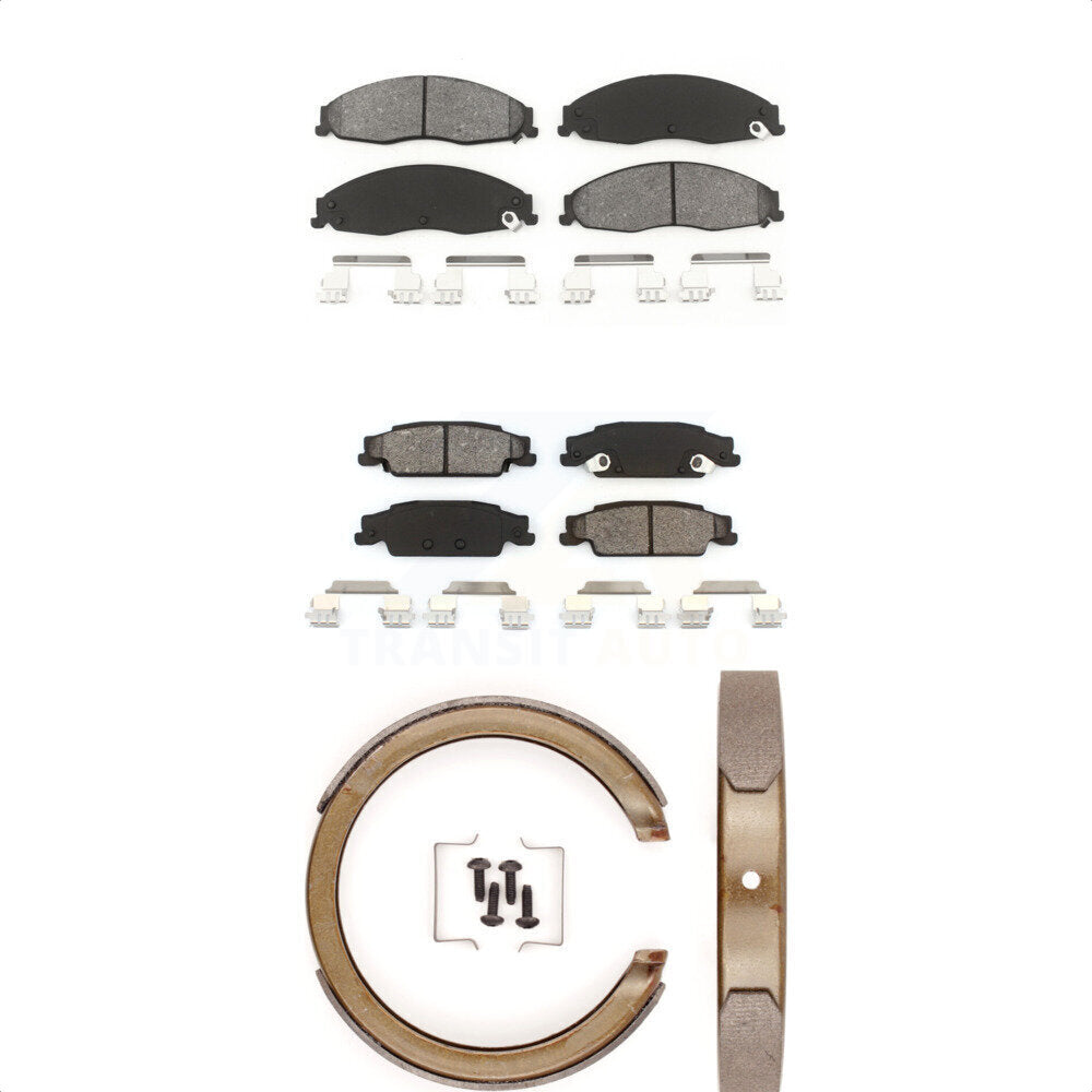 [Avant + Arrière] Kit de plaquette (semi-métallique) de frein pour Cadillac STS KSN-100622