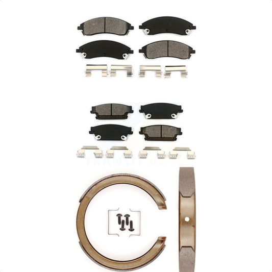 [Avant + Arrière] Kit de plaquette (semi-métallique) de frein pour Cadillac STS KSN-100623