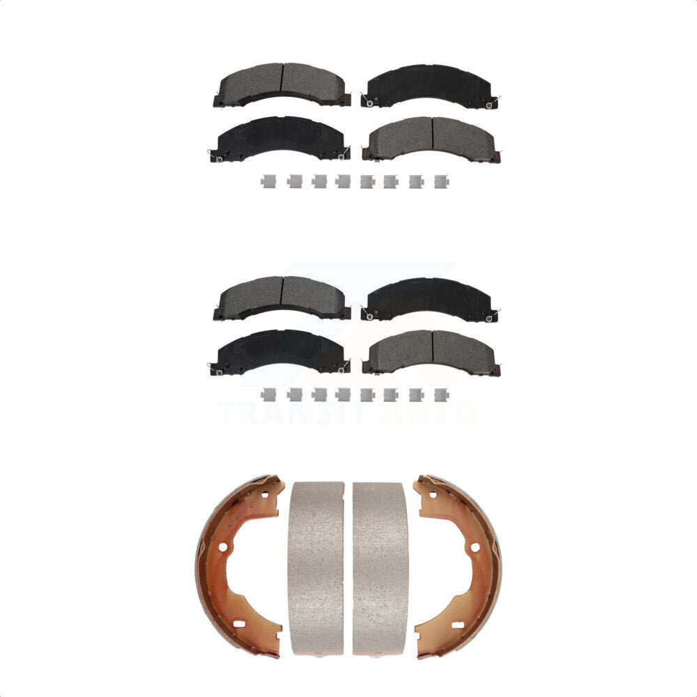 [Avant + Arrière] Kit de plaquette (semi-métallique) de frein pour Ram 5500 Dodge Sterling Truck 4500 Bullet 45 55 KSN-100630
