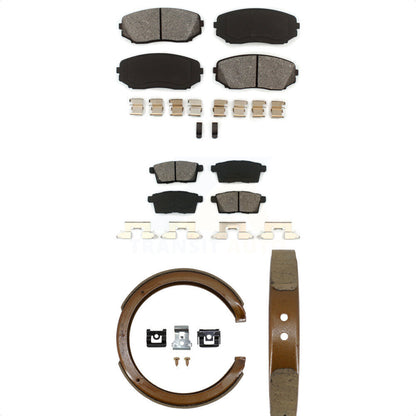 [Avant + Arrière] Kit de plaquette (semi-métallique) de frein pour Ford Edge Mazda CX-9 CX-7 Lincoln MKX KSN-100636