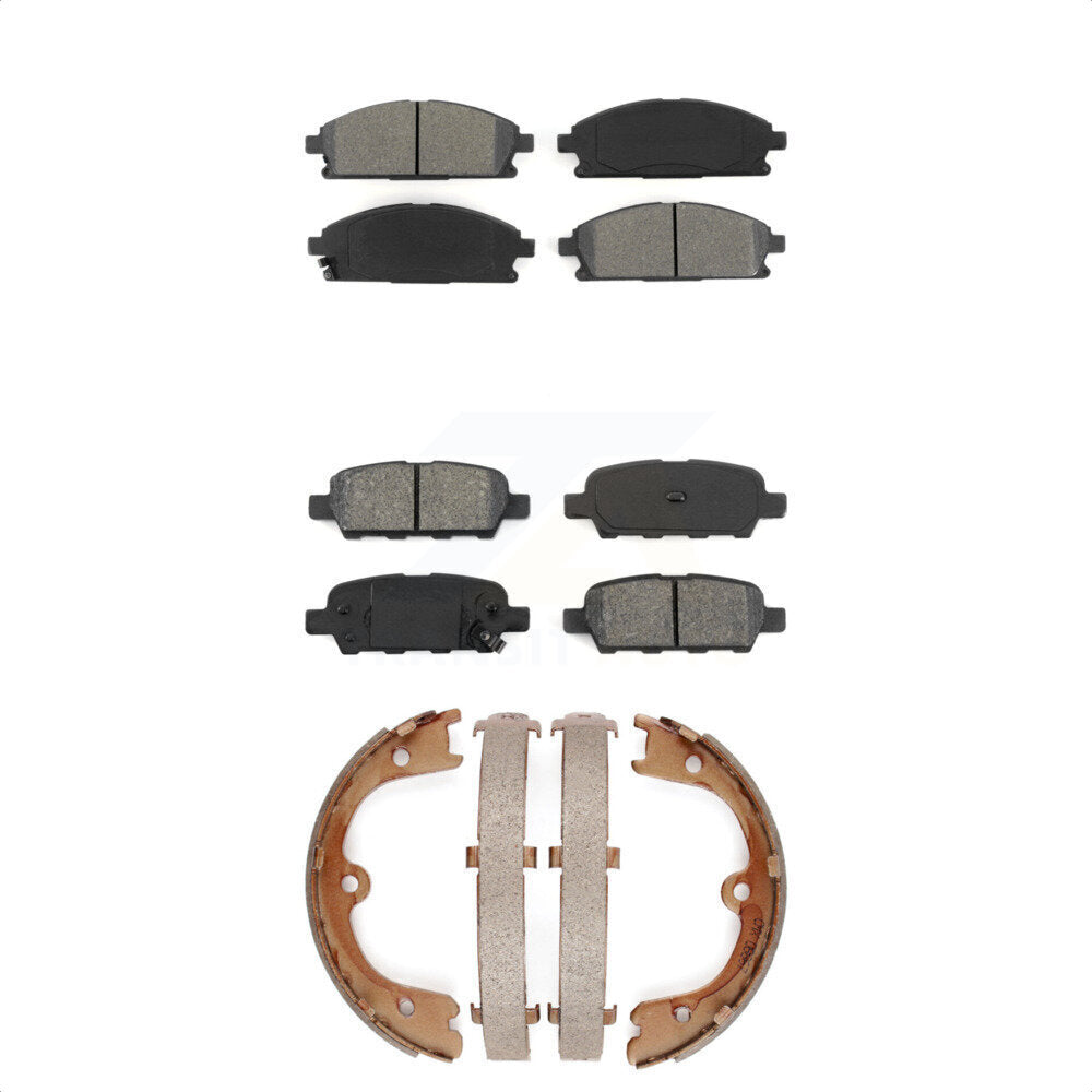 [Avant + Arrière] Kit de plaquette (semi-métallique) de frein pour 2004-2005 Nissan Quest KSN-100641