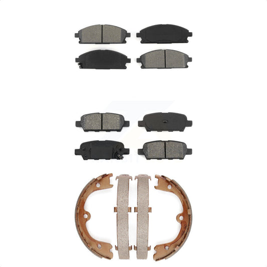[Avant + Arrière] Kit de plaquette (semi-métallique) de frein pour 2004-2005 Nissan Quest KSN-100641