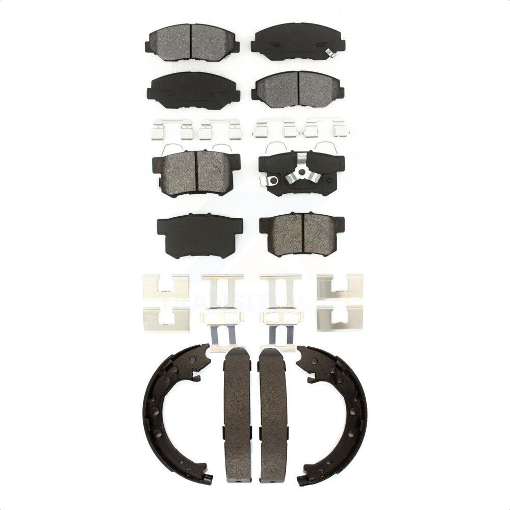 [Avant + Arrière] Kit de plaquette (semi-métallique) de frein pour 2005-2006 Honda CR-V KSN-100642